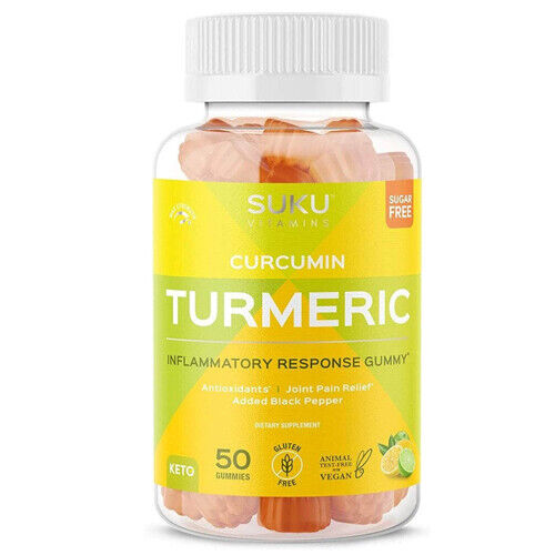 Curcumin Turmeric Lemon Lime 50 Count by SUKU Vitamins - Picture 1 of 1