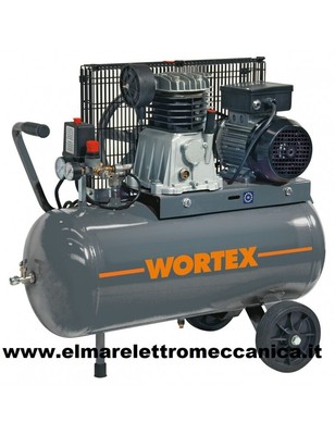 50 litri WM 50/210 Wortex Compressore a Cinghia 2 HP 1,5 KW Monofase