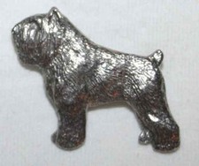 Bouvier des Flandres Dog Fine PEWTER PIN Jewe...