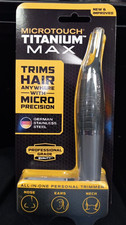 Micro Touch Titanium Hair Removal Trimmer - Gray