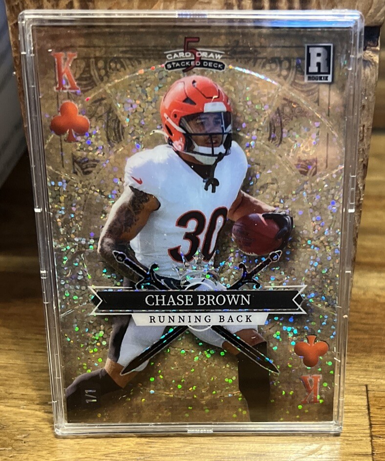 1/1 CHASE BROWN GOLD 5 Card Draw 5 Card Draw Wild Card HOLO LUX