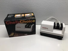 Vintage Chef's Choice Diamond Hone Knife Sharpener Model 310 TESTED In Box - USA