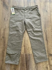 Weatherproof Vintage Men’s Fleece Lined Pants Size 38x30 NWT Olive 