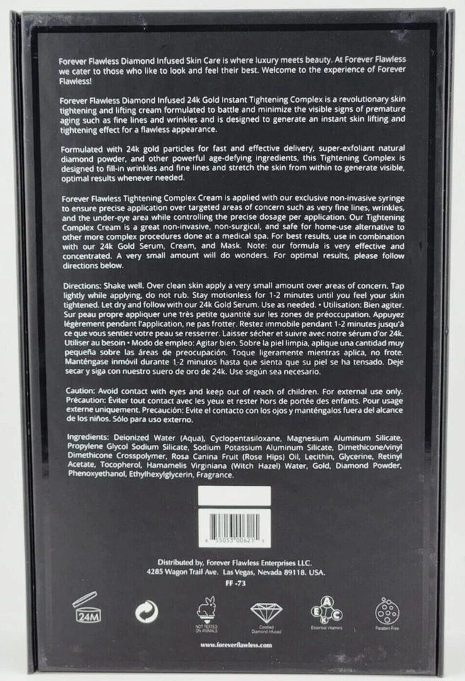 Forever Flawless Diamond Infused 24K Gold Tightening Complex.NEW - Image 3 of 4