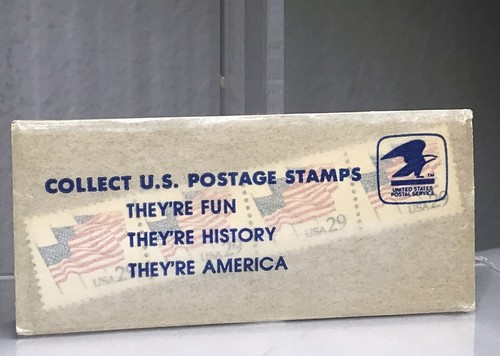 Vintage USPS Vending Machine 29c Flag Stamps 1991 “Flags On Parade” ~ Lot Of 4