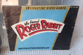 Who Framed Roger Rabbit NES Nintendo Video Game Cart w/ Booklet Working 1987