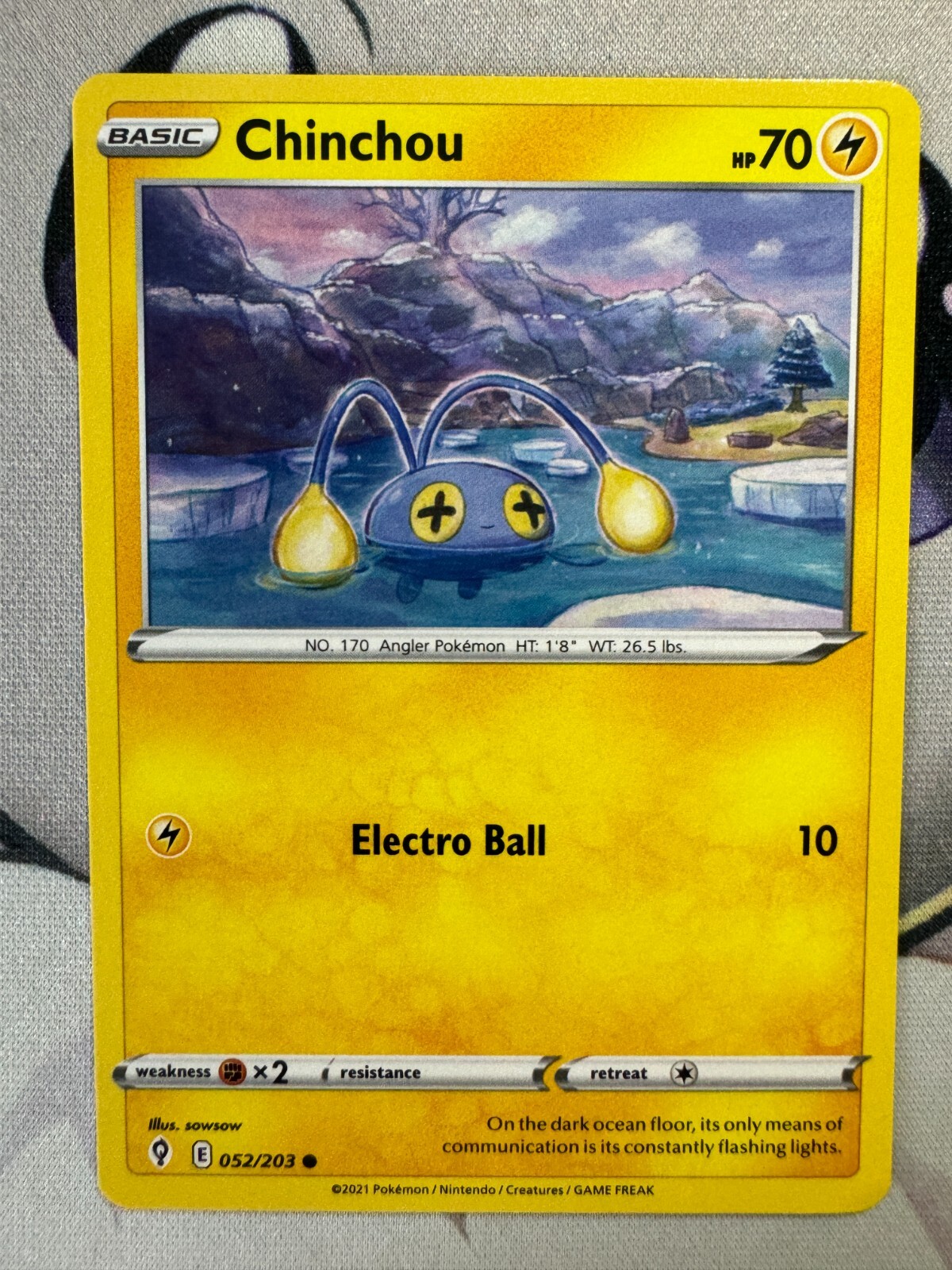 Chinchou Non Holo English Pokemon TCG BKA835