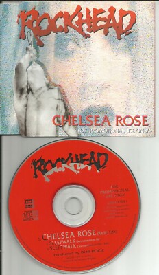 Bob Rock ROCKHEAD Chelsea Rose 2 RARE MIXES & EDIT PROMO DJ CD single USA seller