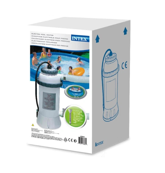 Intex 28684 Electric Pool HeaterWater Heater Swimming pool 3KW 220V EURO  PLUG | eBay
