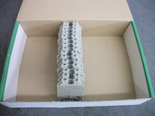 TELEMECANIQUE BOX OF 15 6mm2 SCREW CLAMP TERMINAL BLOCKS AB1VV635U NIB
