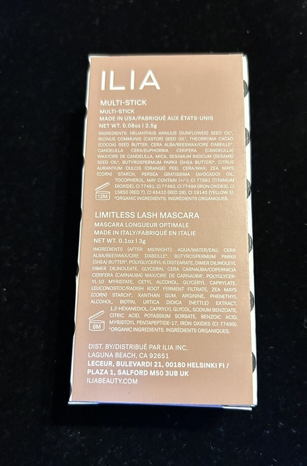 ILIA MultiStick & Limitless Lash Mascara BNIB Sephora Insider