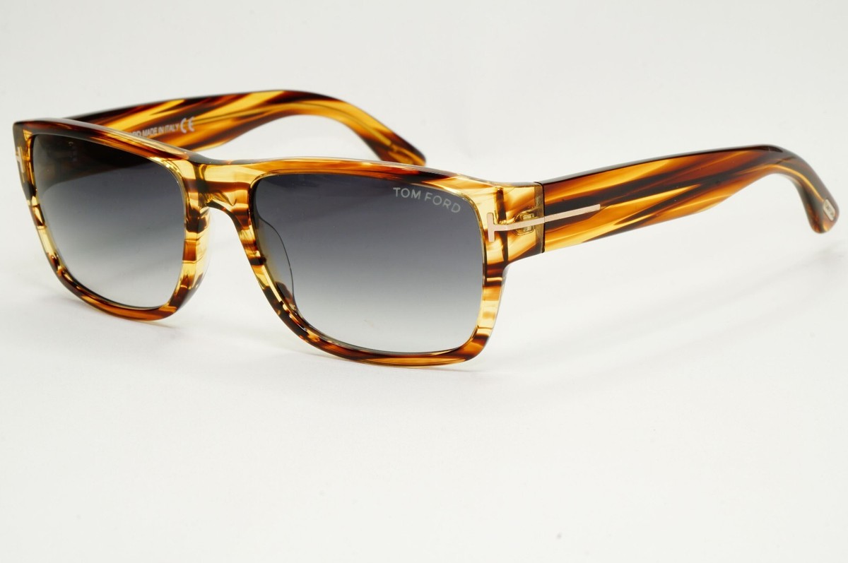 Tom Ford Sunglasses Mason Honey Brown Transparent Grey FT0445 TF