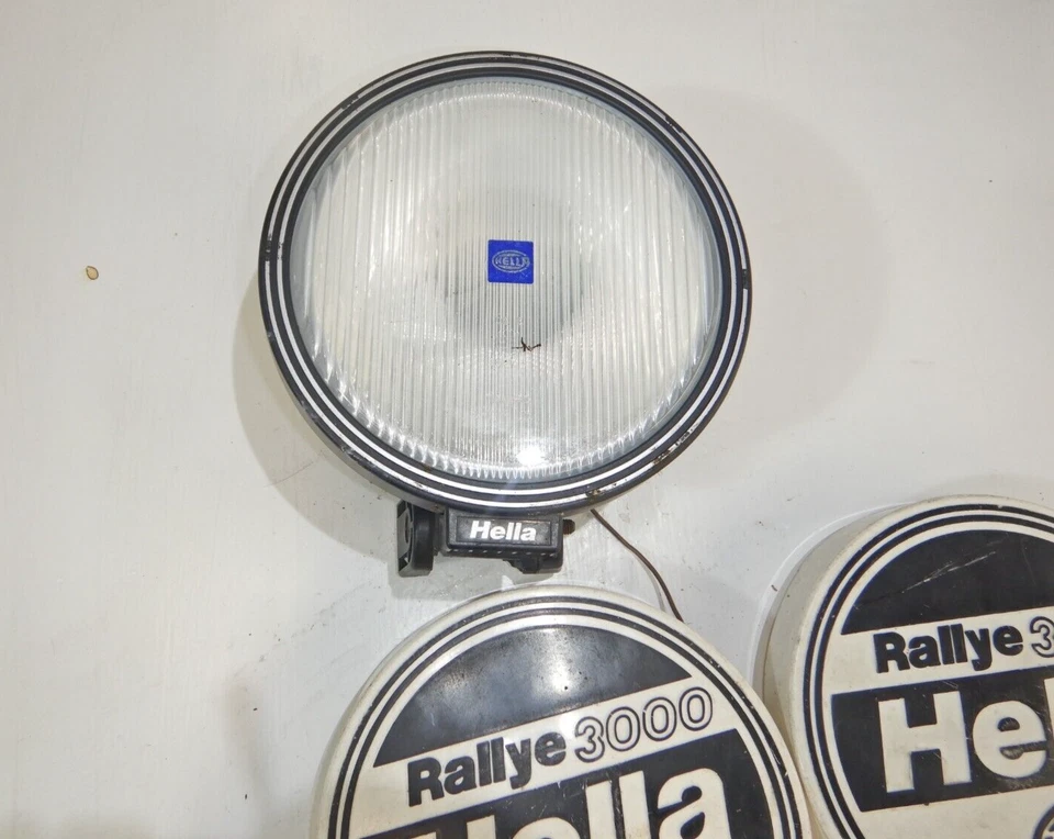 Lámpara de conducción Hella Rallye para Jeep Wrangler TJ YJ 87-06 con cubiertas ENVÍO GRATUITO Foto 4 de 4