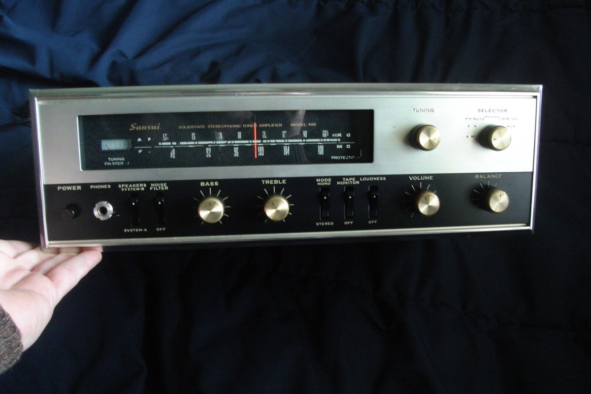 Vintage Sansui 400 Tech Serviced RECCAPED Amp Stereo new