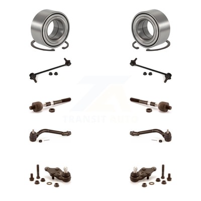 Front Bearing Lower Ball Joint Outer Inner Tie Rod Link Kit (10Pc) For Kia Azera