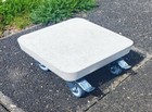 Pflanzenroller BeFancy-Q -200kg Blumenroller Untersetzer Indoor/Outdoor Beton