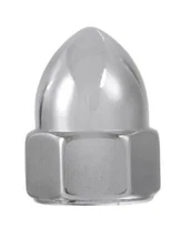 HARLEY DAVIDSON 7/16-14 CHROME ACORN NUTS CY-CHROME OEM NEW 172009