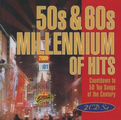 50s 60s Millennium Of Hits 2-Disc Set MUSIC AUDIO CD 50 top - Main Image