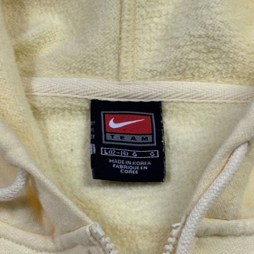 Nike Team FSU Florida State Youth Boys Full Zip Fleece Hoodie Yellow L (12-14) - Picture 2 of 11