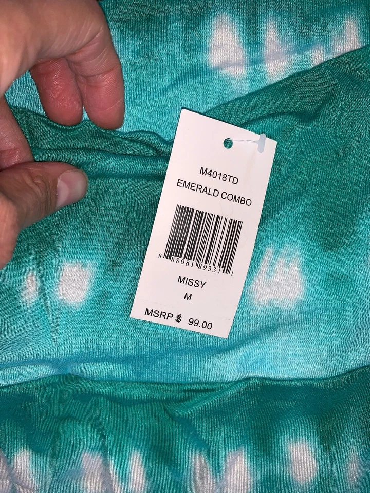 NUEVO CON ETIQUETAS Mujer Talla M HISTORIA DEL DISEÑO Tie Dye Maxi Falda Plegable Cintura Hippie $99 Foto 2 de 4