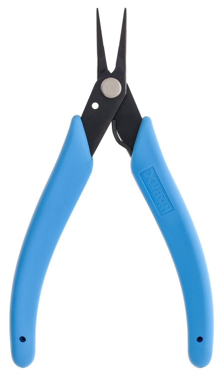 Xuron 450S Ultra-Precise Tweezer-Nose Pliers with Serrated Jaws Xuron 450S Ultra-Precise Tweezer-Nose Pliers with Serrated Jaws