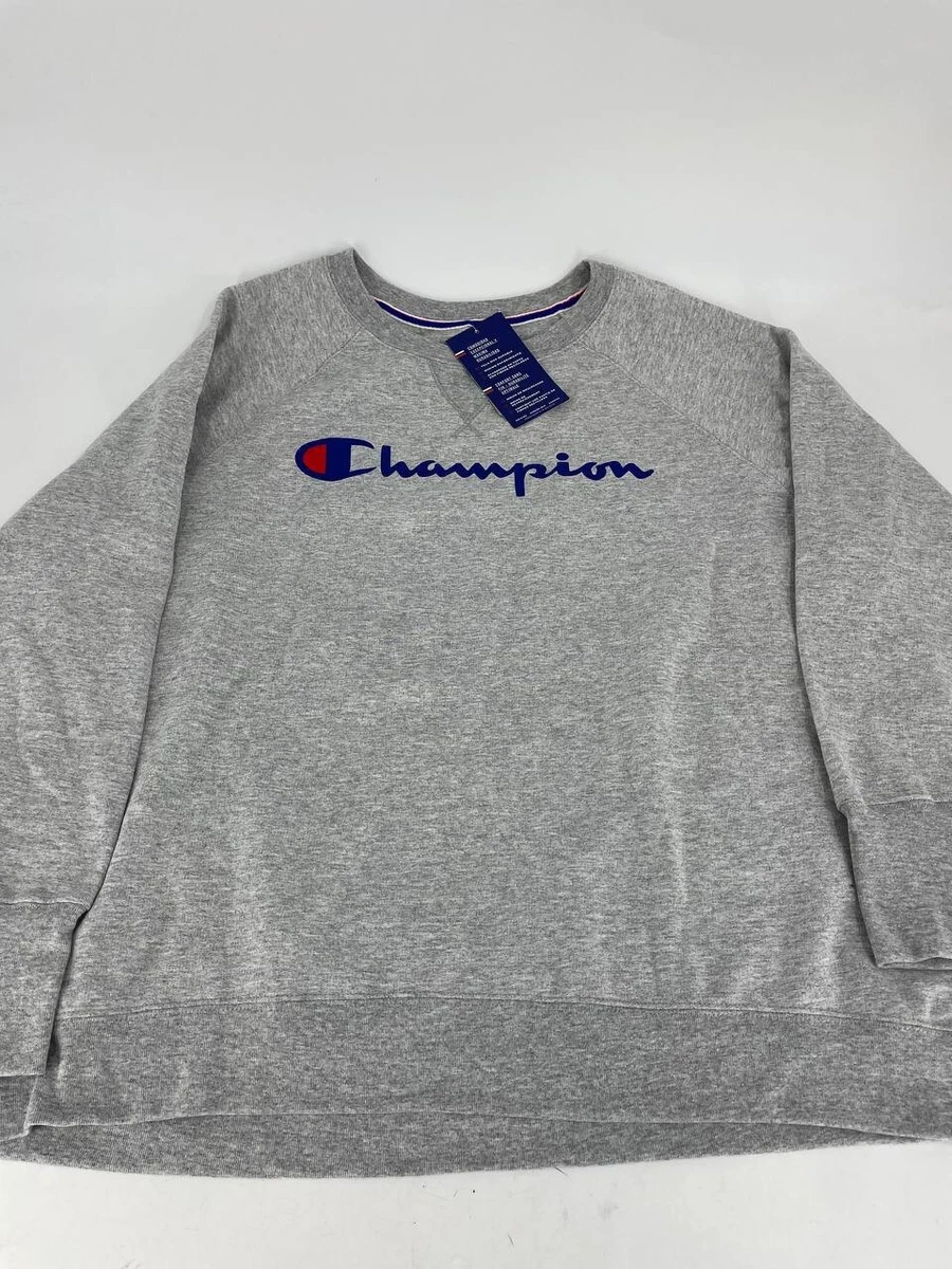 Champion women's powerblend sales boyfriend crew pullover