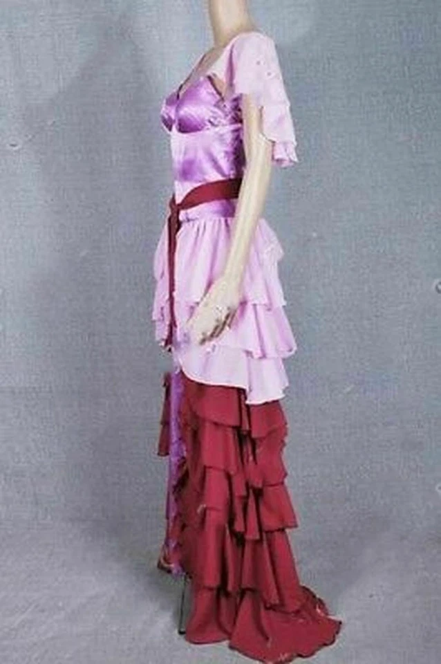 Disfraz de Harry Potter Cosplay Hermione Granger Vestido de Baile de Navidad Rosa Púrpura Foto 2 de 4