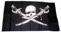 Fahne / Flagge Pirat SäBel & Dolch 90 X 150 Cm