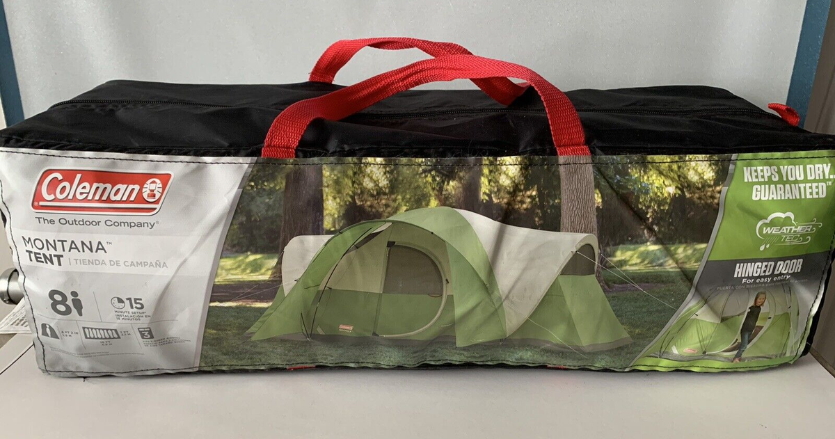 Coleman 8-Person Tent for Camping | Montana Tent with Easy