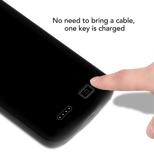 Handy Akku Hülle 6000mah 4 LED Anzeige Eingebauter Smart Chip für 11 - Bild 27 von 33
