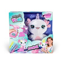 Airbrush Plush Light-Up Axolotl, Decorate Your Own Plush, Wash Off & Repeat! Lig