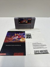 Disney's Aladdin SNES Super Nintendo AUTHENTIC - TESTED with MANUAL