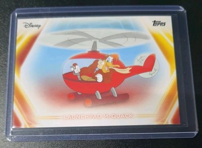 #124 - Launchpad McQuack, Darkwing Duck - Topps Disney Neon 2026 - Base
