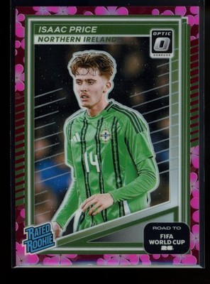 2025-26 Donruss Road to FIFA World Cup #219 Isaac Price Optic Plum Blossom