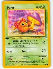 first edition paras pokemon card - Mysterious Treasures Listed cards may have imperfections. Vintage 1999 90s Nintendo Pokemon