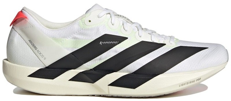 adidas Adizero Adios 9 White Black Silver Metallic for Sale