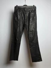 Giorgio Brato VBRUSH Brushed Leather Five-Pocket Pants 44 / W32 Black