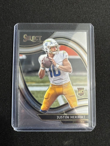 2020 Panini Select - Field Level Justin Herbert #344 (RC)