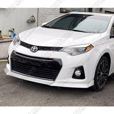 For 14-16 Toyota Corolla S Gt-style Painted White Front Bumper Lip Kit Spoiler For 14-16 Toyota Corolla S Gt-style Painted White Front Bumper Lip Kit Spoiler