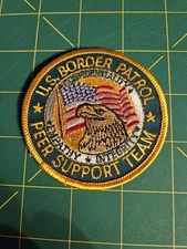 Federal Police Patch BORDER PATROL  Peer Support Team Home Land Security Mental 