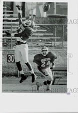 1991 Press Photo Shrine Bowl football players Shawn Sterling, Allen Williams