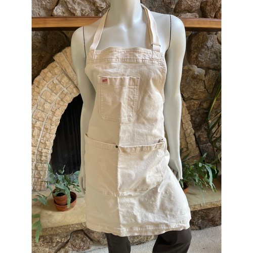 Duluth Trading Company Cream Canvas Gardening/ Work Apron One Size