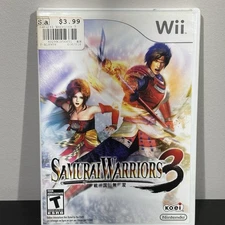 Nintendo Wii - Samurai Warriors 3 (KOEI, 2010) Complete in Box CIB