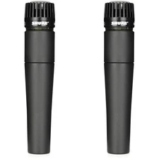Shure SM57 Cardioid Dynamic Instrument Microphone (2-Pack)