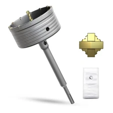 5" Concrete Hole Saw,125mm Masonry Hole Saw, with 220mm SDS Plus Shank Connectin