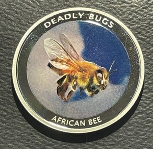Zambia 2010 1000 Kwacha Proof Silver Coin: African Bee-9605525