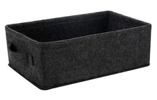 Long Gray Storage Baskets Narrow Storage Basket Organizer Storage Bins For Small