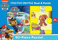 Nickelodeon PAW Patrol - Little First Look and Find Activity Book and 40-Piece P