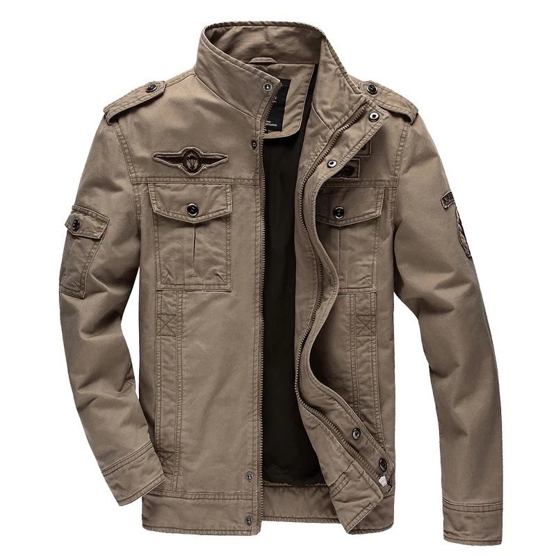 Veste Homme Militaire Armée Cargo Casual Grande Taille M-6XL Printemps Automne - Photo 3/4