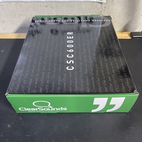 ClearSounds Wzmocniony telefon przewodowy SOS CSC600ERSOS Telefon alarmowy SZYBKA WYSYŁKA USA - Zdjęcie 22 z 22
